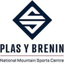 Plas y Brening logo with subtext National Mountain Sports Centre.