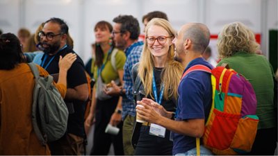 Delegates talking at RGS Annual International Conference 2025.
