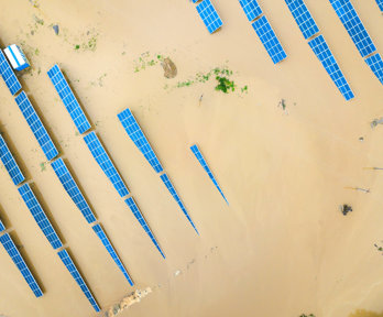 Flooded area