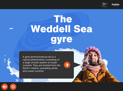 Weddell Sea gyre interactive screenshot