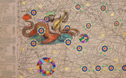 Close up of Hormazd Narielwalla mural.