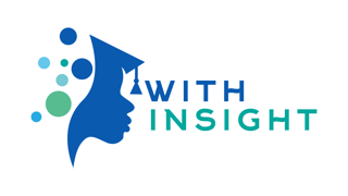 With Insight logo, featuring a modern design with a stylised eye symbol and the brand name in bold typography.