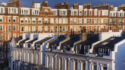 View of rooftops