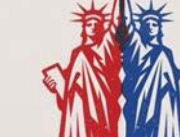 Illustration of the Statue of Liberty.