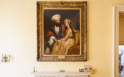 Portrait of a man and woman, James Silk Buckingham and Elizabeth Jennings, hanging in the Team Room