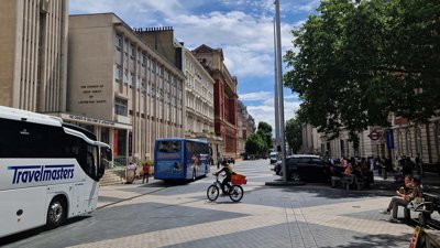 Exhibition Road in South Kensington