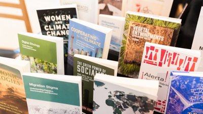 Collection of different geographical journals and publications.