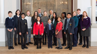 Young Geographer of the Year 2024 winners with RGS-IBG Director Prof. Joe Smith and VP Education Alan Parkinson