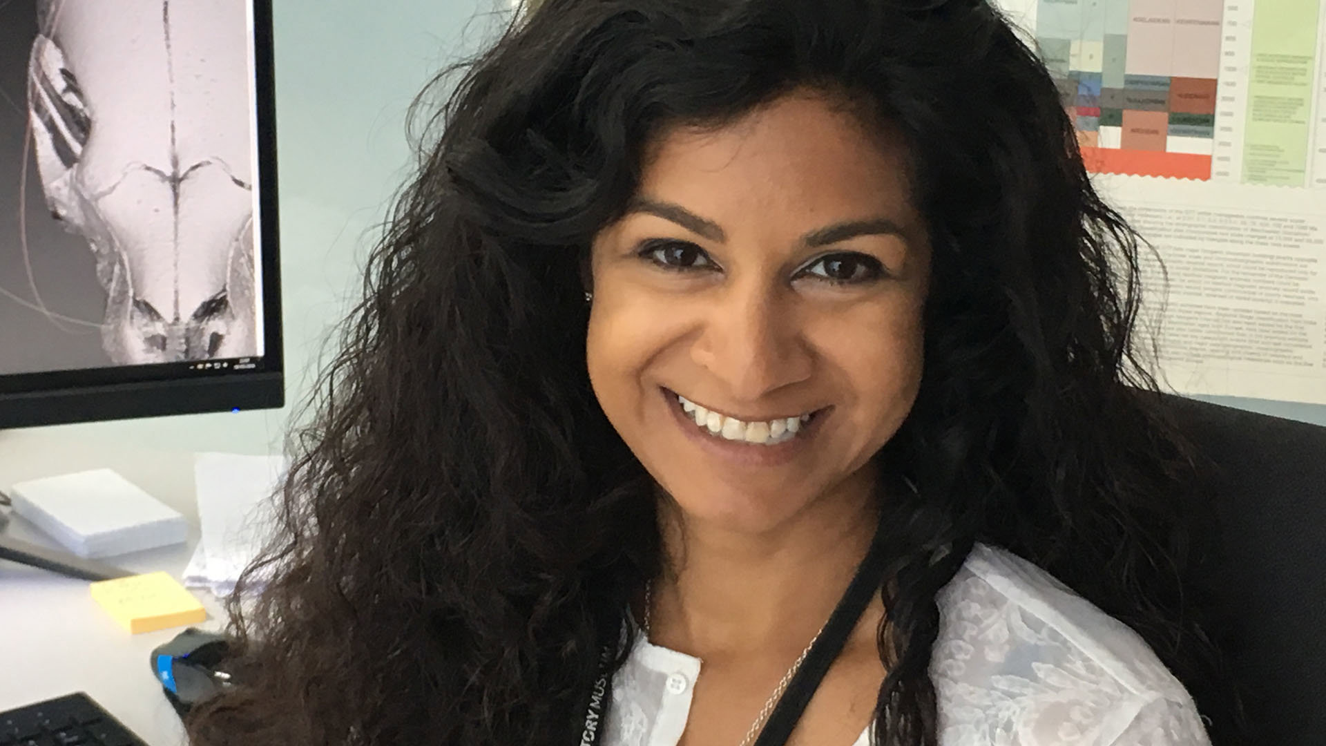 Potrait photo of Anjali Goswami in lab.