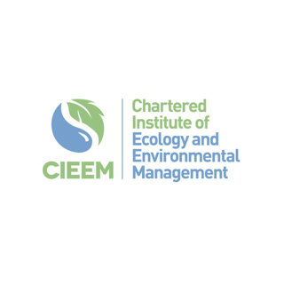 Chartered insitute of ecology and environmental management logo.