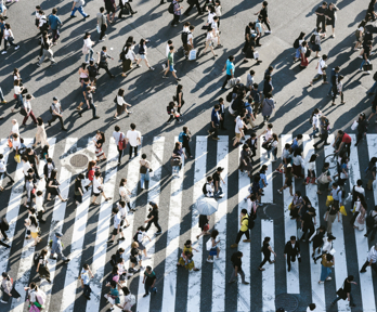 People crossing
