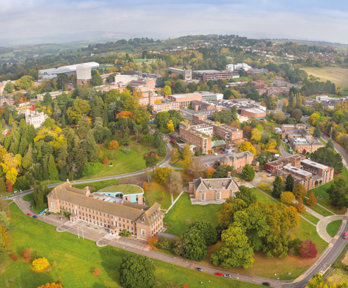 University of Exeter seen from above